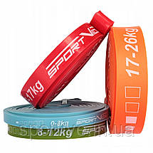 Еспандер-петля SportVida Power Band 4 шт 0-26 кг (гума для фітнесу та спорту) SV-HK0341, фото 4