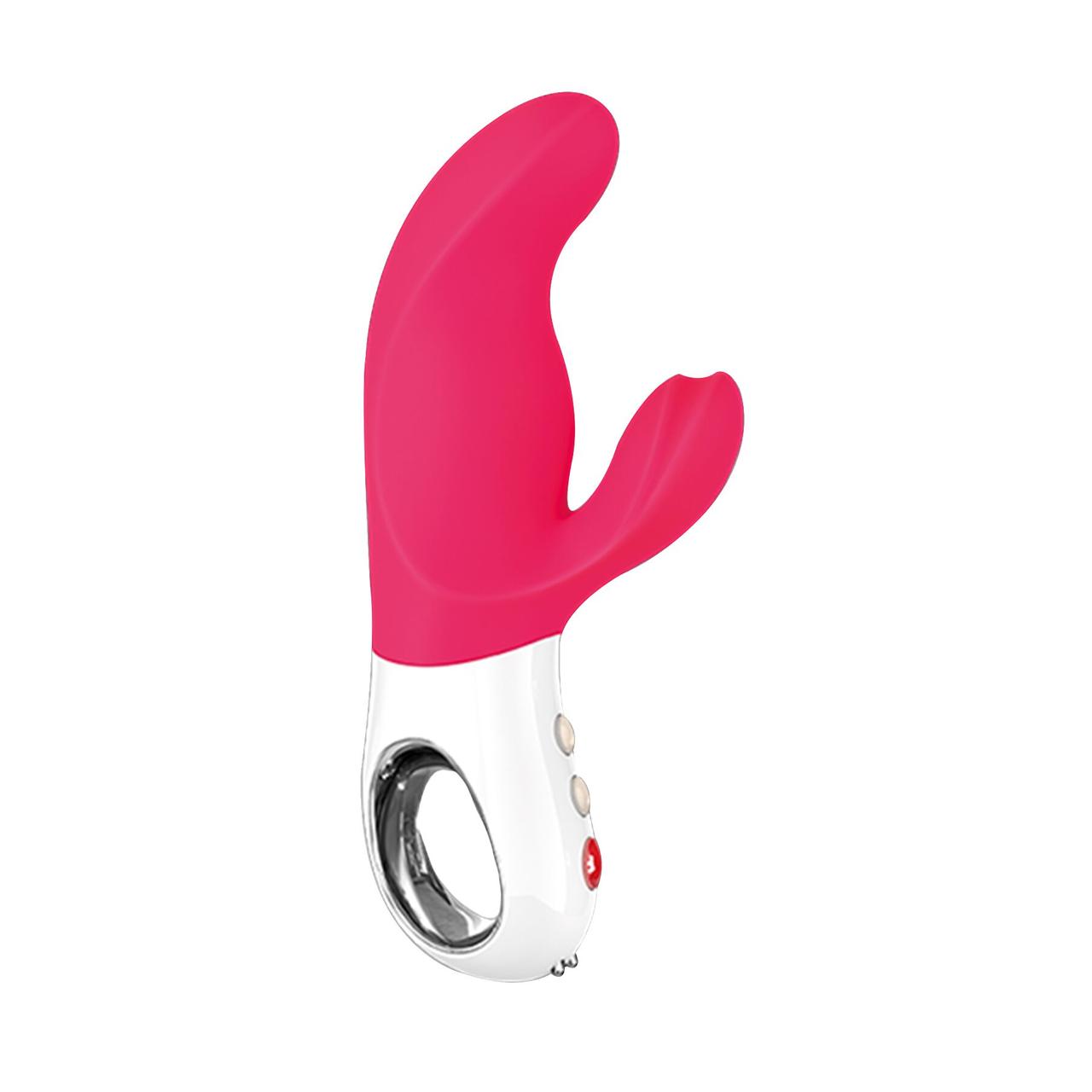 Вібратор-кролик Fun Factory MISS BI pink/white, 2 незалежні мотори, діаметр 4,2 см Bomba💣, фото 1