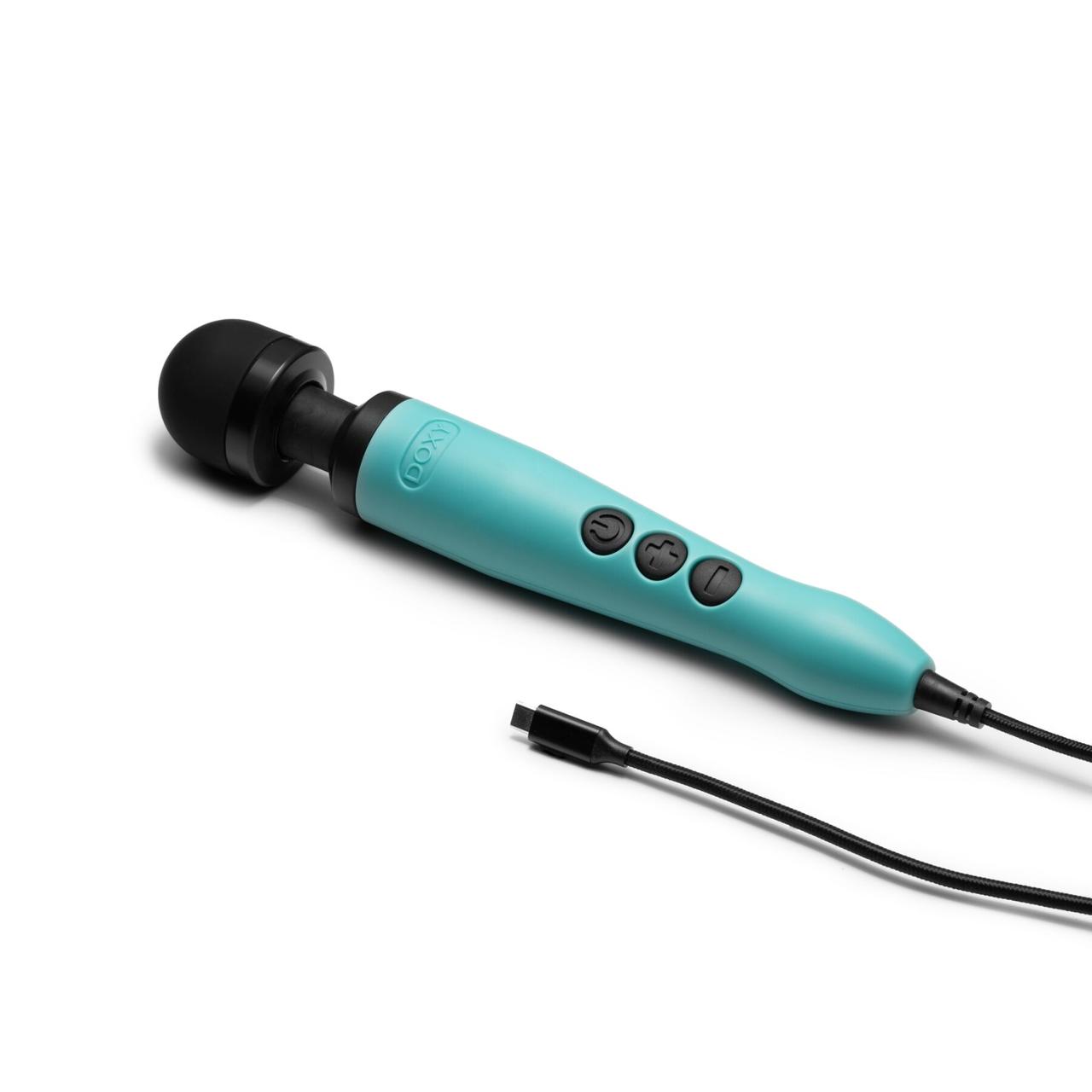 Вібромасажер DOXY3 USB-C Massager TURQUOISE Bomba💣, фото 1