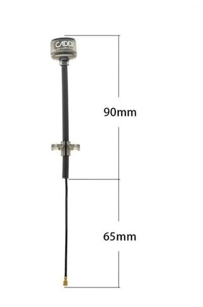 Антена FPV 5.8GHz 2,4dBi LHCP Caddx VISTA, UFL роз'єм, 150 мм
