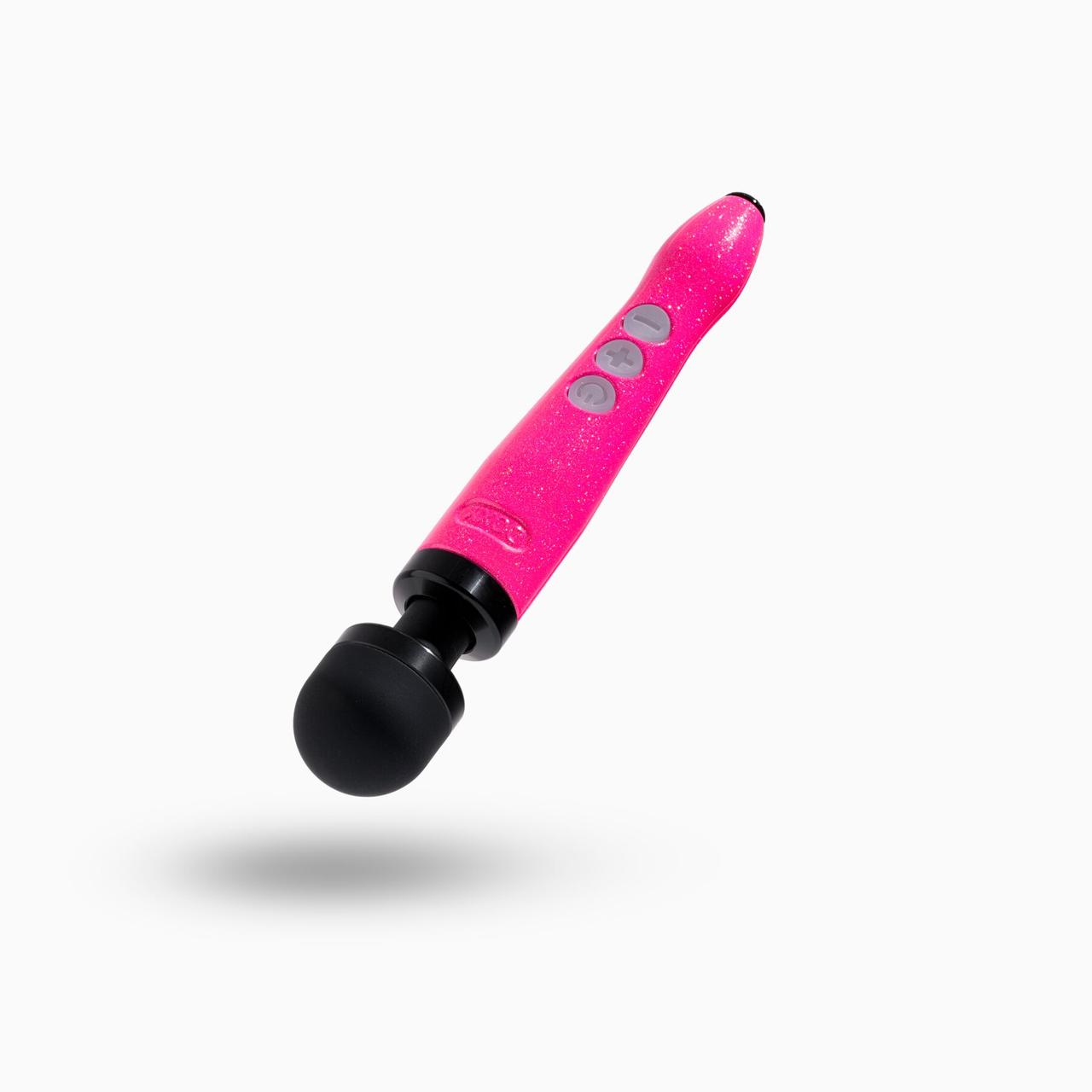 Вібромасажер DOXY Die Cast 3R Hot Pink, дуже потужний, перезаряджуваний, металевий корпус Кітті