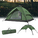 Намет тримісний автоматичний Naturehike NH21ZP008, темно-зелений, фото 2