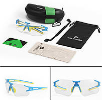 Спортивні сонцезахисні окуляри RockBros-10127 з фотохромною лінзою та діоптричною вставкою.solve