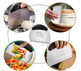 Різак для тесту з нержавіючої сталі 15х12см