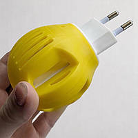 Фумігатор від комарів в розетку ПР-6М "Попрус", Жовтий (Універсальний електрофумігатор)