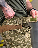 Тактичні шорти PLEZENTVIL 7.62 піксель з еластичними вставками ріп-стоп ПП7474 ТМ, фото 6