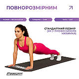 Килимок для фітнесу EasyFit EVA 3 мм (чорний), фото 5