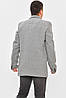 Піджак чоловічий однотонний сірого кольору 202543P, фото 3