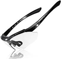 Спортивні сонцезахисні окуляри RockBros-10143 з фотохромною лінзою та діоптричною вставкою.solve