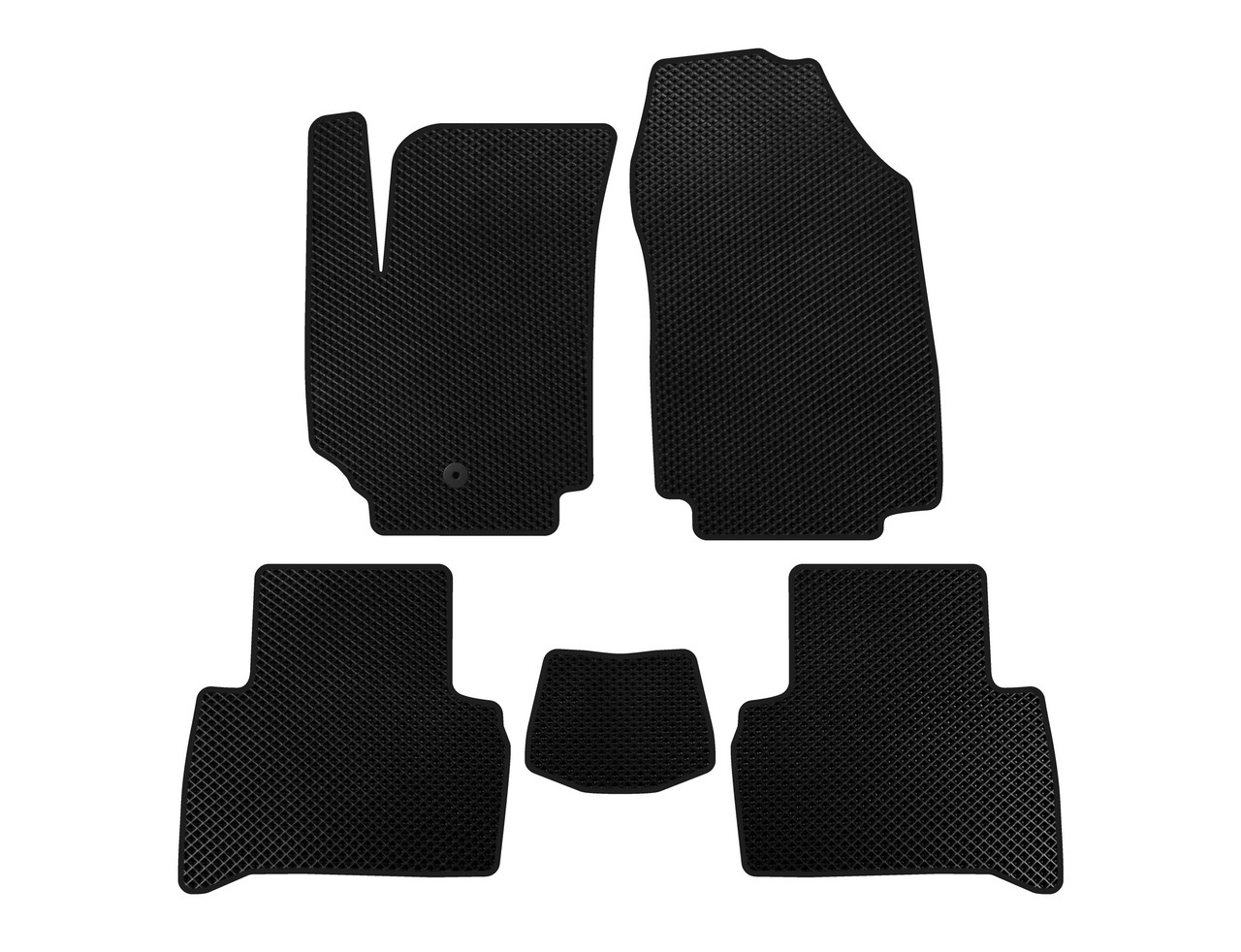 Килимки EVA (SW, Рестайлінг, Чорний) для Fiat Croma 2005-2010 рр від VLF комп., фото 1