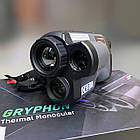 Тепловізійний монокуляр HikMicro Gryphon GH25L LRF, 25 мм, лазерний далекомір, цифрова камера, Wi-Fi