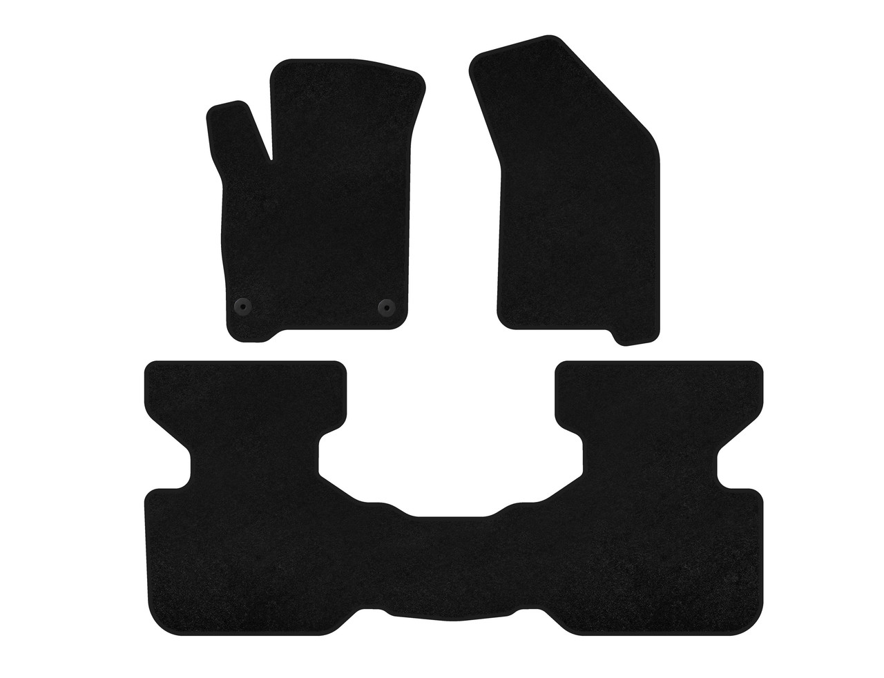 Килимки текстильні Premium (2011-2016, Чорний) для Fiat Freemont від VLF комп., фото 1