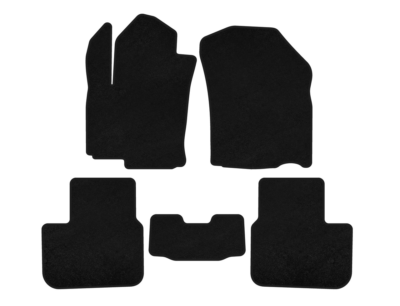 Килимки текстильні Premium (HB, Чорний) для Fiat Sedici 2006- рр від VLF комп., фото 1