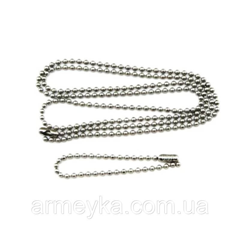 Ланцюжок для жетонів "DOG-TAG", комплект 2 шт. (61+14 см) — USA оригінал