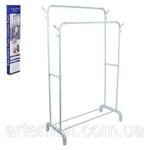 Вішалка-стійка для одягу 110*40*150см Stenson R88772-W [Склад зберігання: Одеса №3]