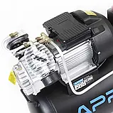 Компресор двоциліндровий Apro OFD-50MX 2.2 кВт 416 л/хв 8бар 50 л (2 крани) + олія 0,2 л (850178), фото 6