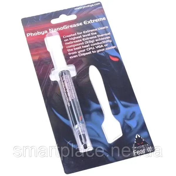 Термопаста Phobya NanoGrease Extreme 3.5g (31103), фото 1