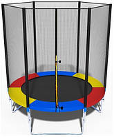 Батут Just Fun 183см Multicolor зовнішня сіткa