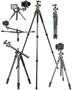 Штатив Vanguard Alta Pro 2+ 263AB 100 | Алюмінієвий трипод з кульовою головкою, фіксацією кута нахилу та платформою Arca-Swiss