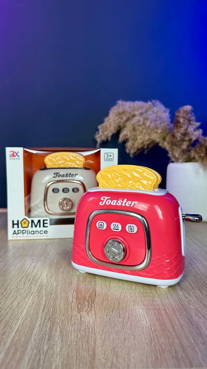 Тостер 6842 A (120/2) розмір - 15х16х11 см, механічний важель, тріскачка, хлібці, в коробці, фото 1