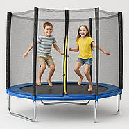 Батут дитячий 312 см стрибковий FunHit  + захисна сітка, фото 8