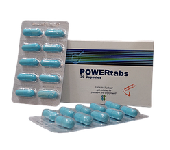 Капсули для потенції POWER Tabs, 20 капсул – природна сила для чоловіків 🌿