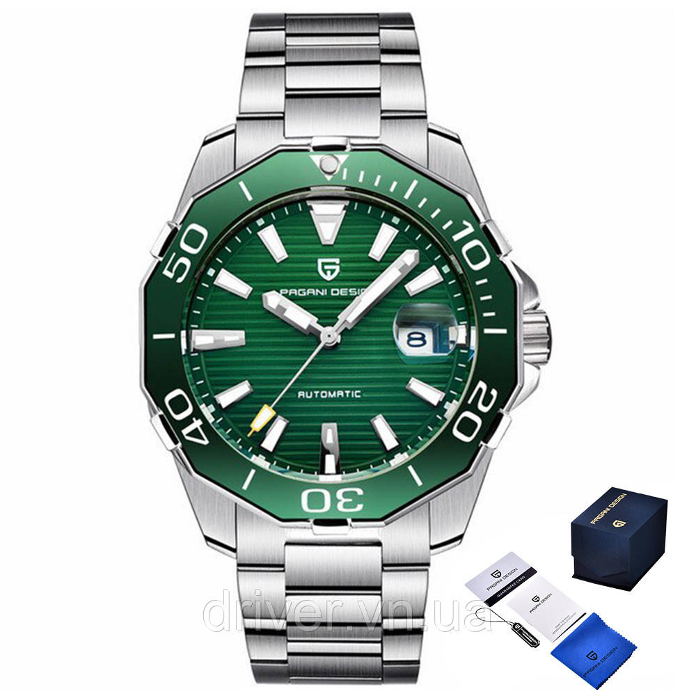 Pagani Design PD-1617 Silver-Green, фото 1