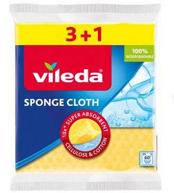 VILEDA Серветки вологопоглинаючі 3+1шт