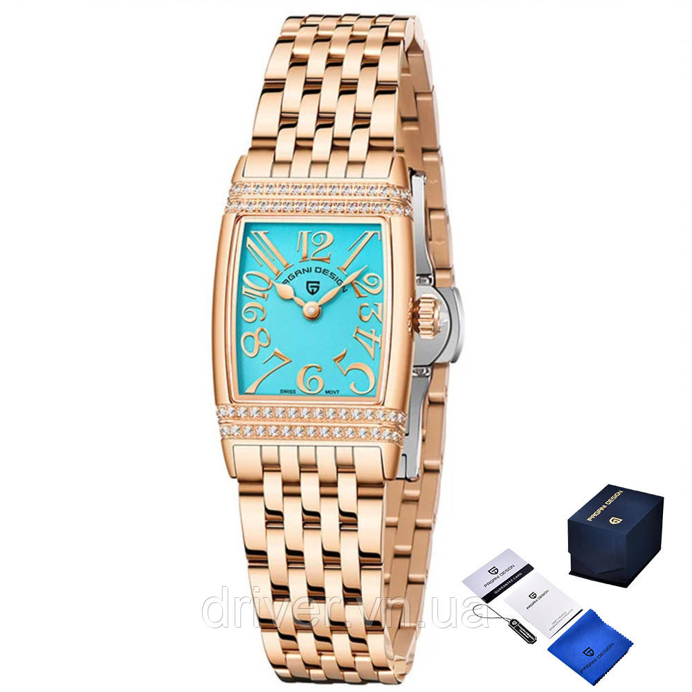 Pagani Design PD-1737 RoseGold-Blue, фото 1