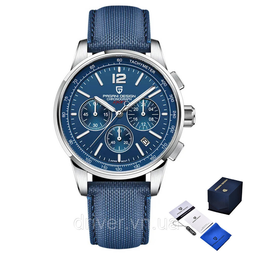 Pagani Design YS008 Silver-Blue, фото 1