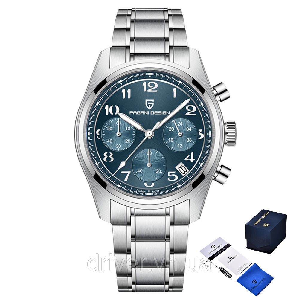 Pagani Design PD-1773 Silver-Blue, фото 1