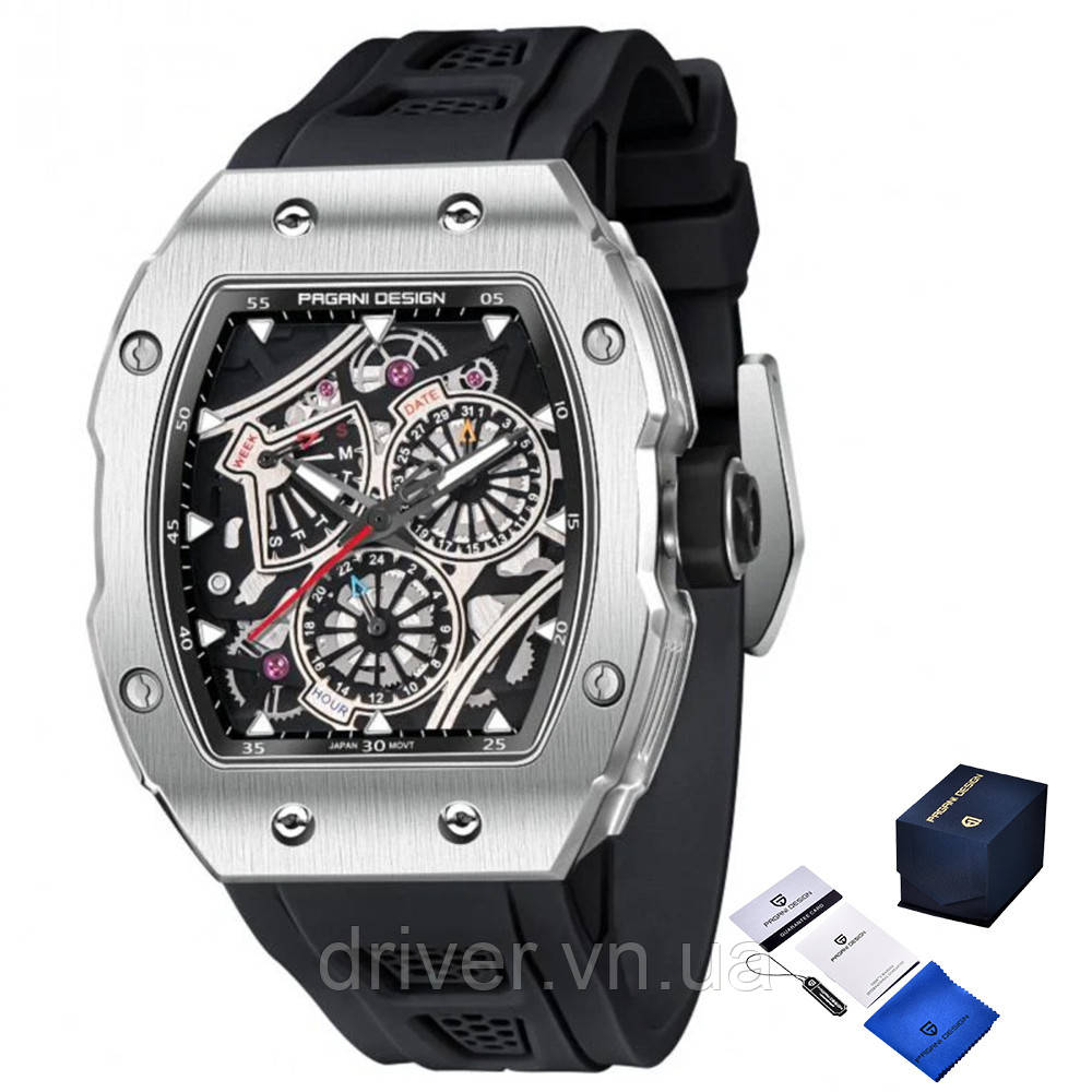 Pagani Design PD-YS012 Silver-Black, фото 1