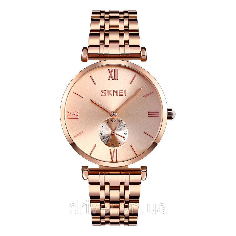 Skmei 9198RGRG-B Rose Gold-Rose Gold, фото 1