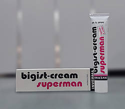 Збуджуючий та збільшуючий крем для чоловіків INVERMA Bigist-Cream Superman, 18 мл – інтенсивний догляд і масаж для впевненості