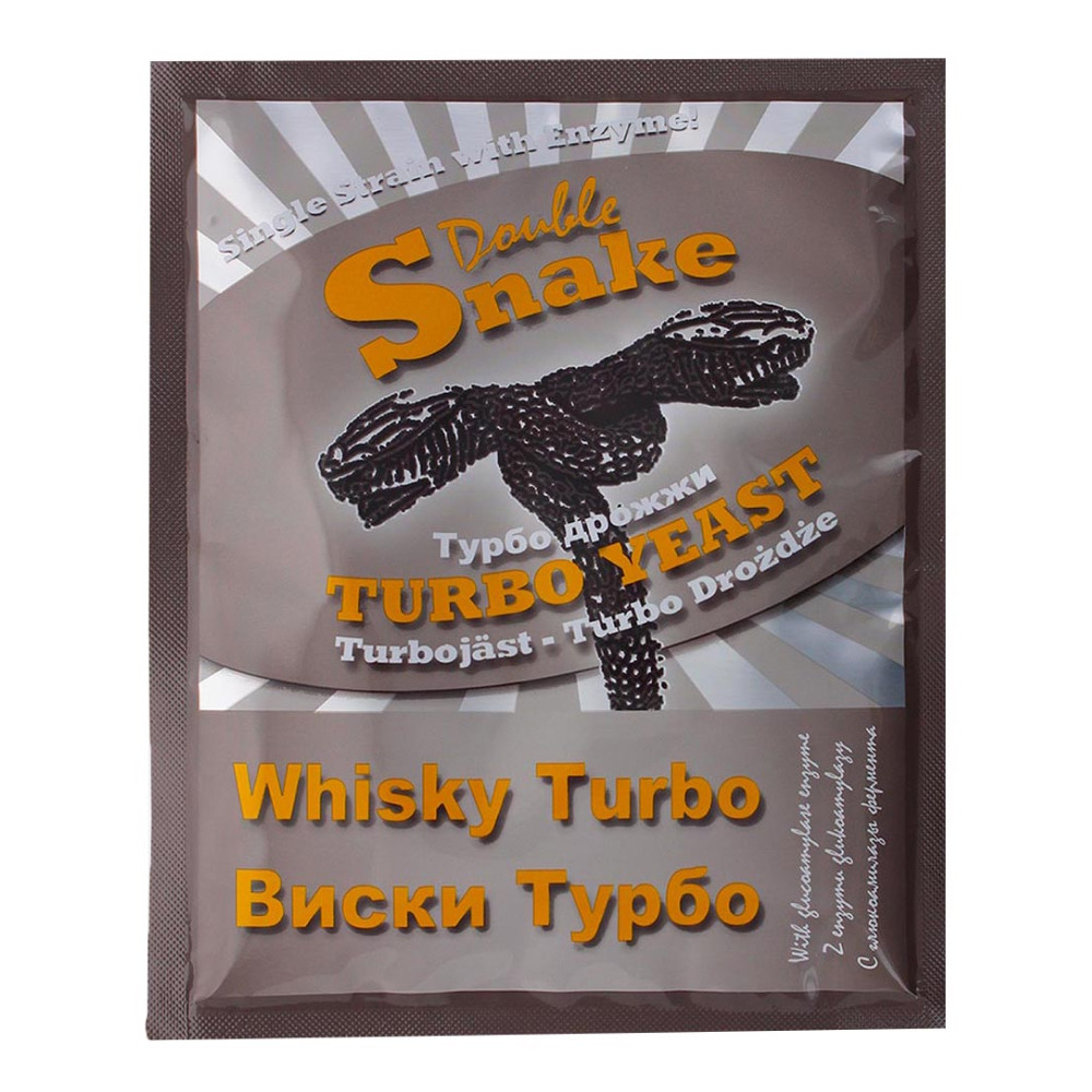 Дріжджі для віскі Double Snake Whisky Turbo, 70 г, фото 1