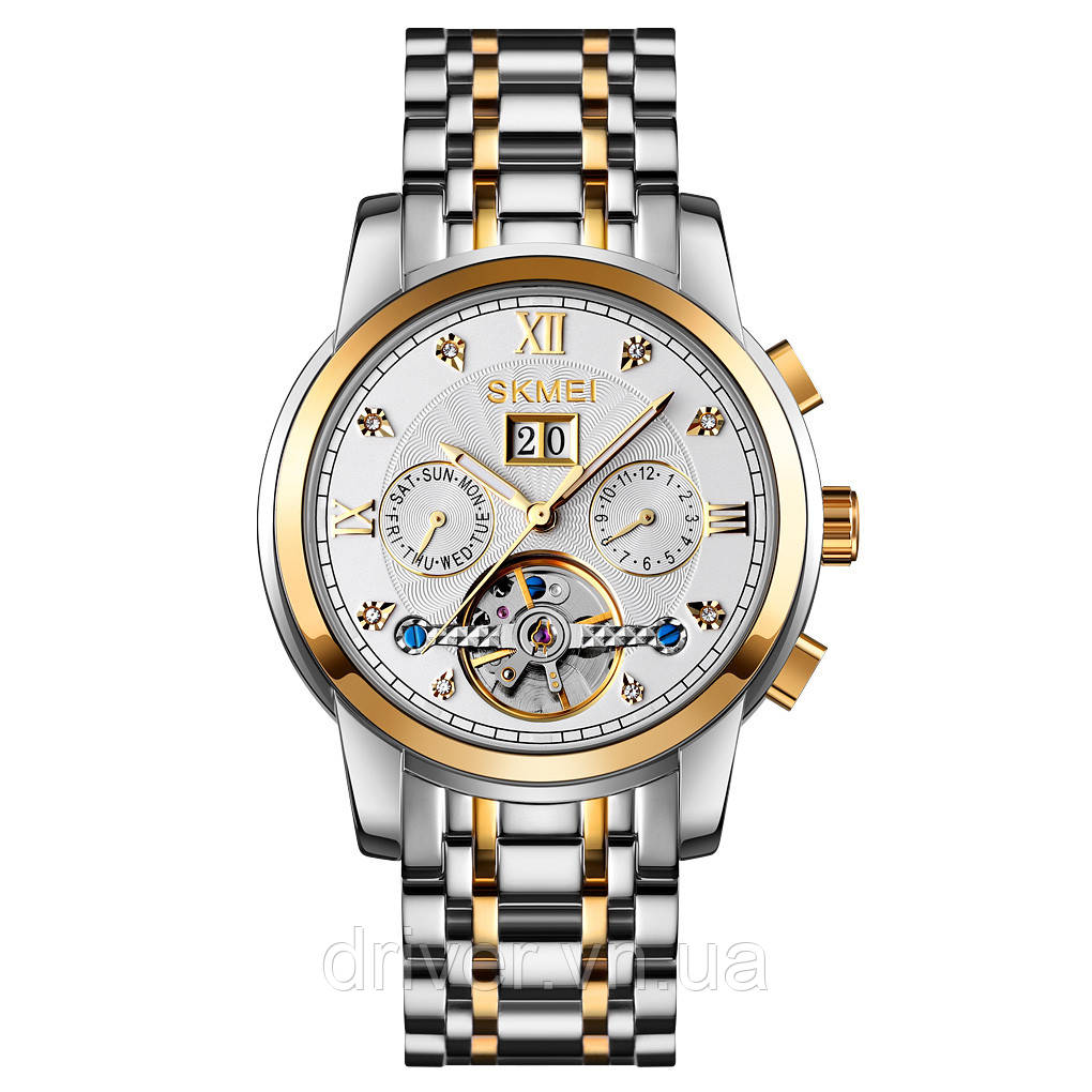 Skmei M029TGDSI Gold-Silver-Silver, фото 1