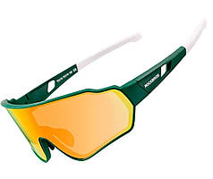 Спортивні окуляри RockBros-100165 з поляризаційними лінзами та діоптричною вставкою.solve