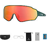 Спортивні окуляри RockBros-100165 з поляризаційними лінзами та діоптричною вставкою.solve, фото 6