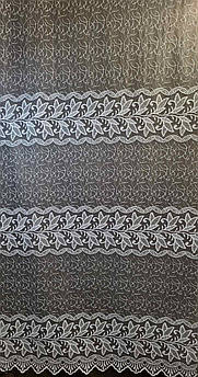 Тюль фатин із візерунком