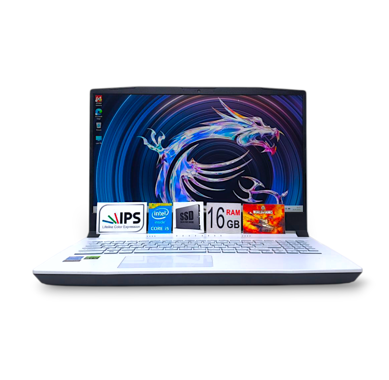 Ноутбук MSI Sword 15.6 IPS 144Hz Core i5-12450H Ram 16Gb SSD 512GB Nvidia RTX3050 4GB