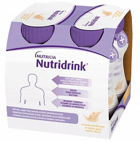 Nutridrink зі смаком ванілі, рідкий 4 x 125 мл