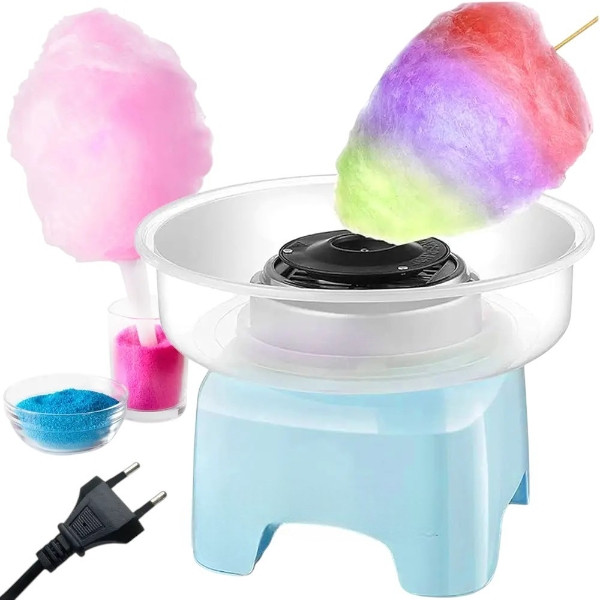 Апарат для цукрової вати 500Вт Safmax Блакитний, фото 1