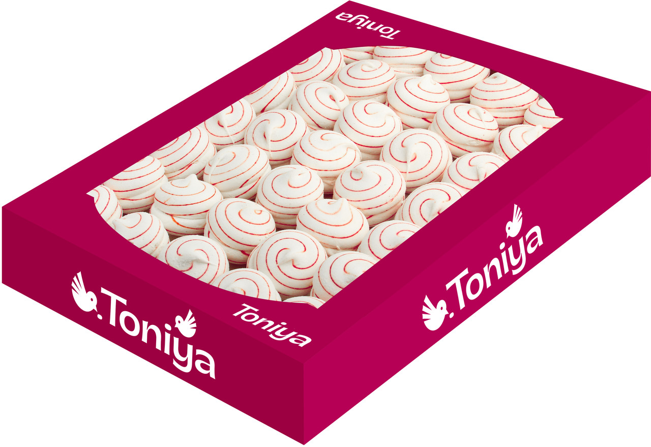 Зефір Панна Зефіра з фруктовою начинкою вишня 1,2 кг ТМ TONIYA