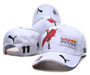 Біла Кепка блайзер бейсболка Ред Бул Puma × Red Bull Max verstappen white red Bull racing cap f1