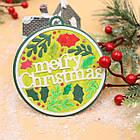 Ніж для створення вирубки із картона Новірічні прикраси NOZ181, фото 2