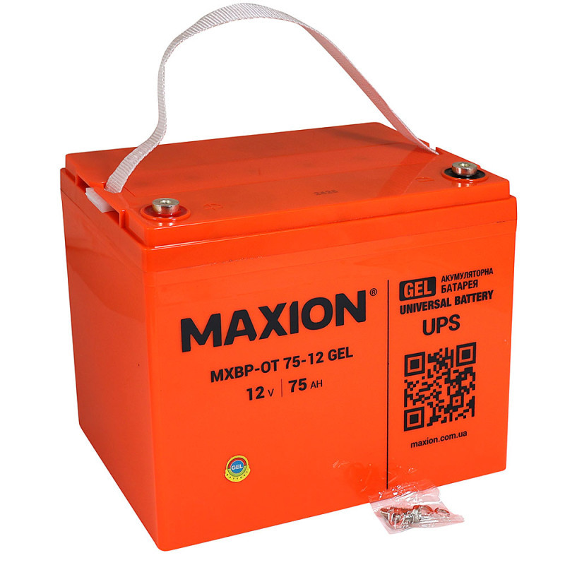 Акумулятор промисловий 12V 75 Ah (GEL) MAXION
