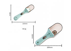 Регульовані пластикові мірні ложки Adjustable Measuring Spoon WM-52 M YU227, фото 4