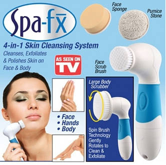 Набір для вмивання Spa Fx Щітка для обличчя з насадками YU227, фото 1
