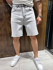 Чоловічі джинсові шорти John Lucca сині стильні шорти Мом, фото 3