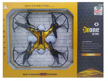 Квадрокоптер Sky Phantom CH090, з Wi-Fi YU227, фото 3